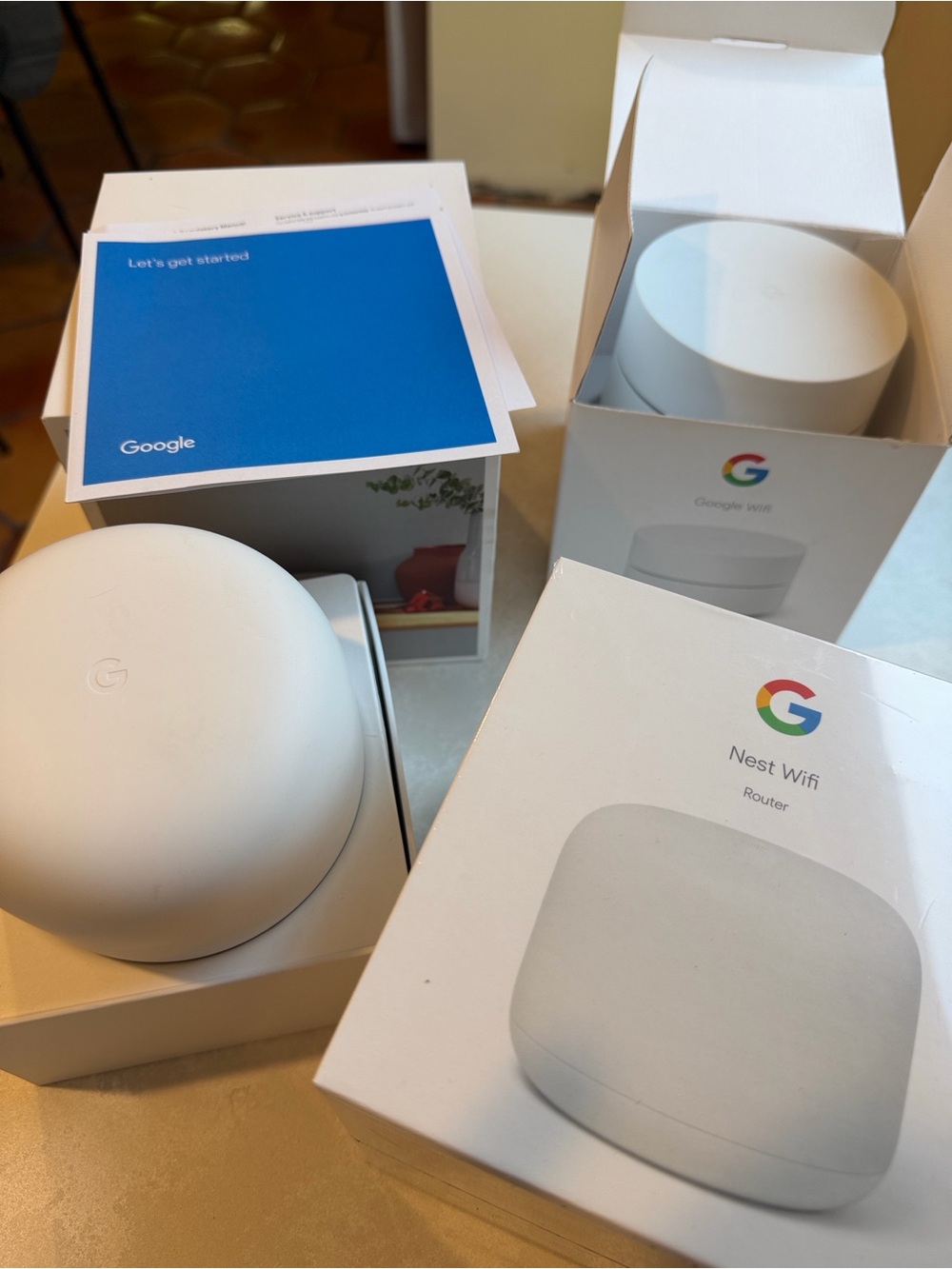 google Nest Wifi Router bundle - White